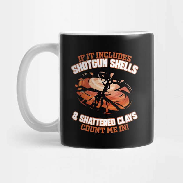 Skeet Shooting Trap Shooting Clay Pigeon by ChrisselDesigns